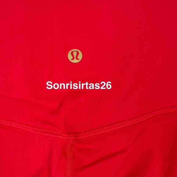 NWT Lululemon  Align HR Pant 25” Legging Size 6 Oxford Red Lunar New Year 2026 - Picture 6 of 15